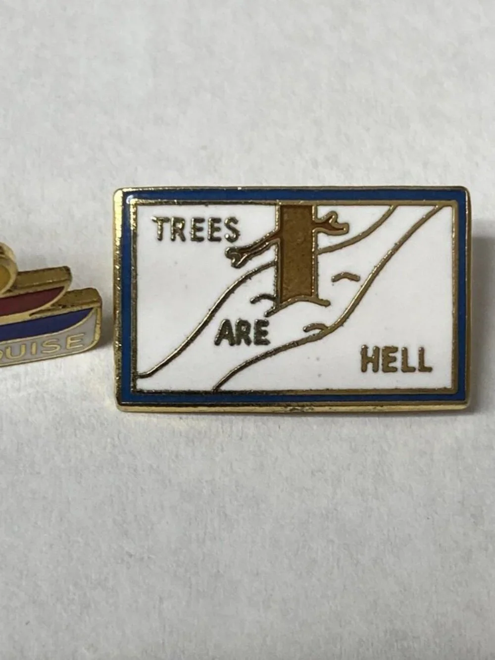 Lake Louise Canada Ski Resort Skiing Louise Pin & Trees Are Hell LOT 2